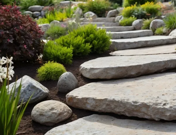 Schody z kamienia dekoracyjnego